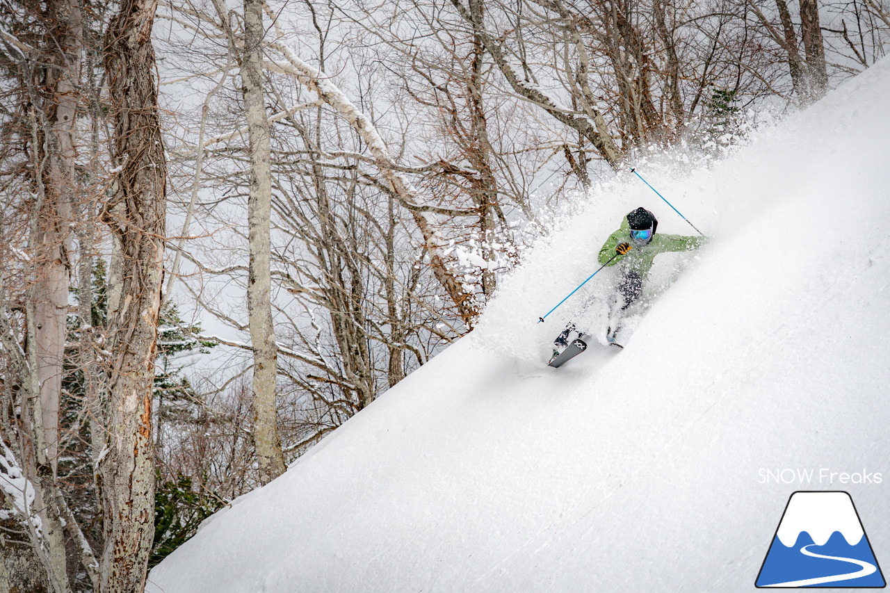 サッポロテイネ｜今シーズンは春セッション！プロスキーヤー・谷藤昌司さんと滑る１日。まさかのパウダー？！